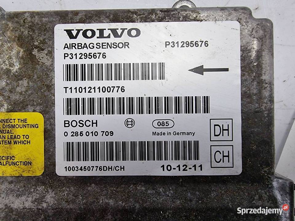 MODUŁ VOLVO V40 31295676 AIRBAG