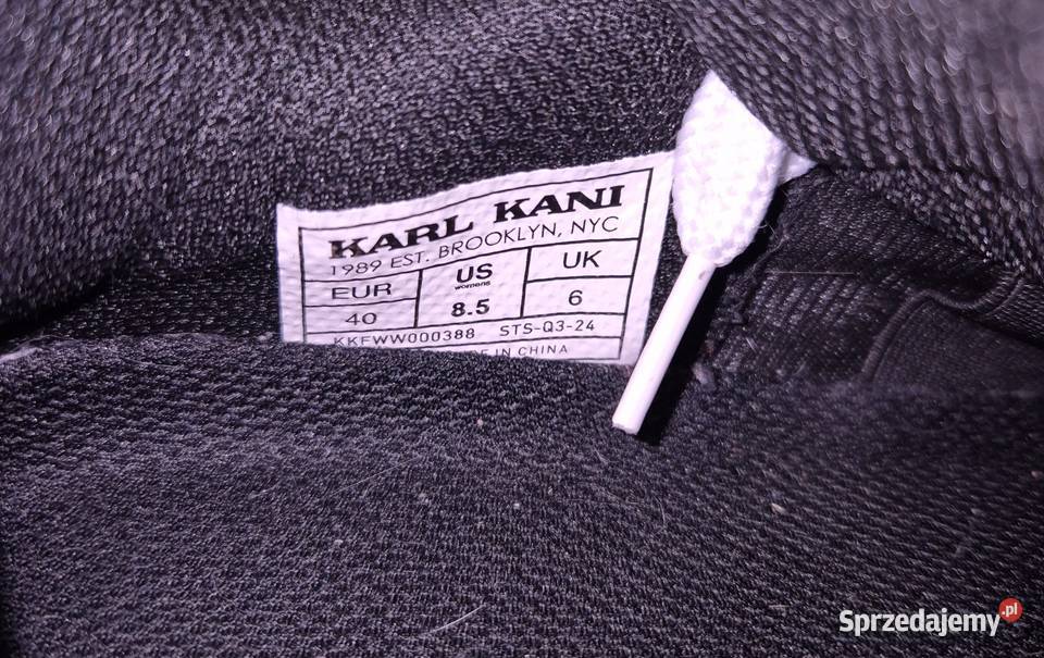 BButy chłopiec Karl Kani 40 Sznurowadła łódzkie Łódź