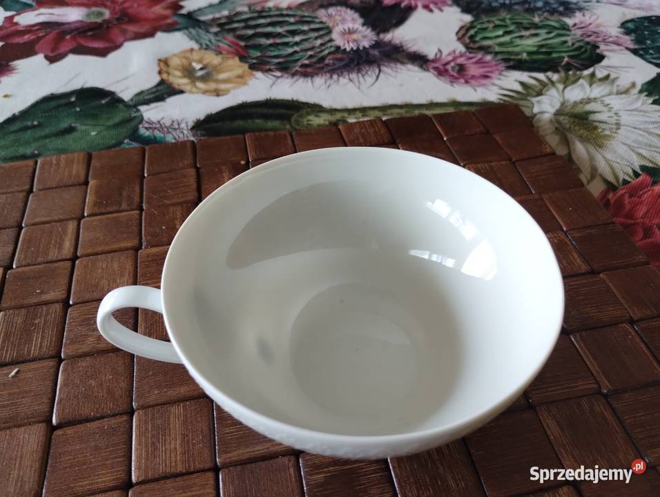 Filiżanka porcelana Rosenthal biała Łódź