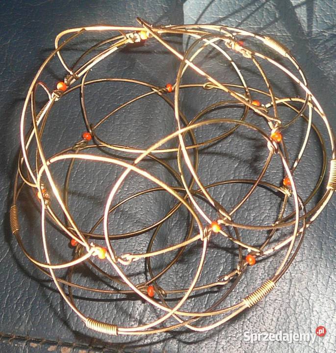 Stara układanka metal koraliki PRL dolnośląskie Wrocław sprzedam