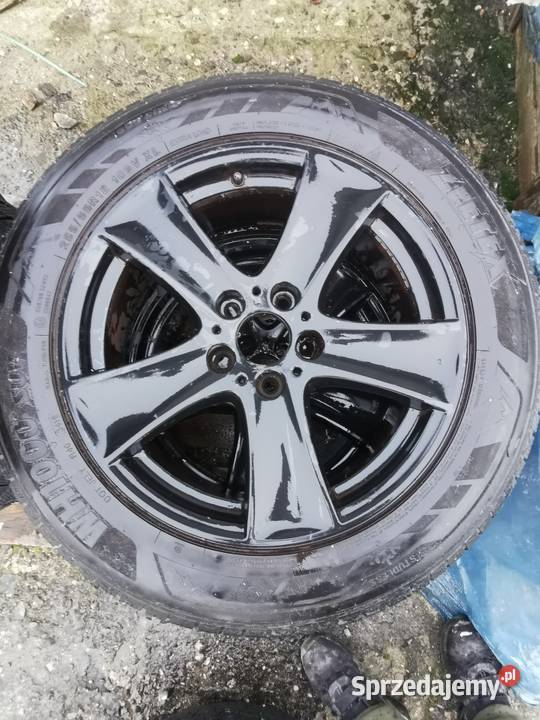 Alufelgi 18 Bmw x5 opony w małopolskie Poskwitów sprzedam