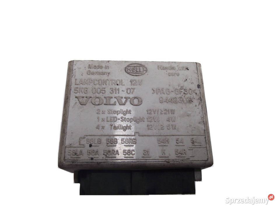 PRZEKAŹNIK MODUŁ ŚWIATEŁ DO VOLVO 850 9442303 Ruda Śląska