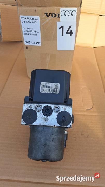 Pompa ABS sterownik Audi A8 D3 4E0 614 517 BC