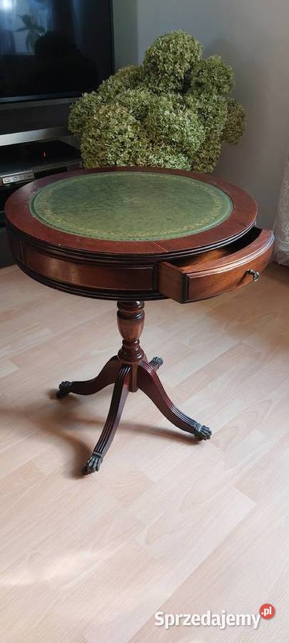 stolik antyczny drum table polowa xx wieku mazowieckie sprzedam