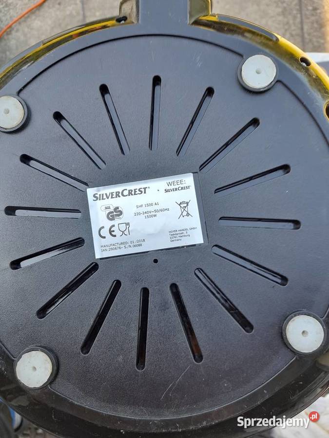 Sprzedam frytkownicę Silver Crest 1500 W z AGD drobne wielkopolskie sprzedam