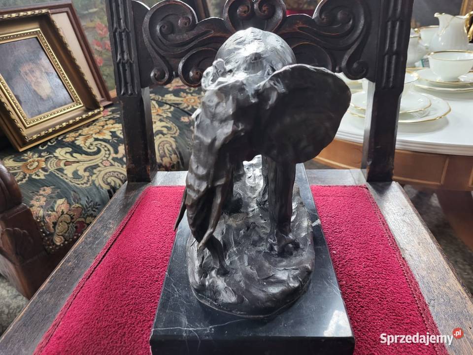 Figura słonia z brązu Rybnik sprzedam