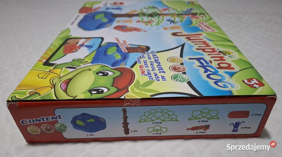Gra rodzinna Jumping Frog Skaczące żabki Zabawka Czeladź