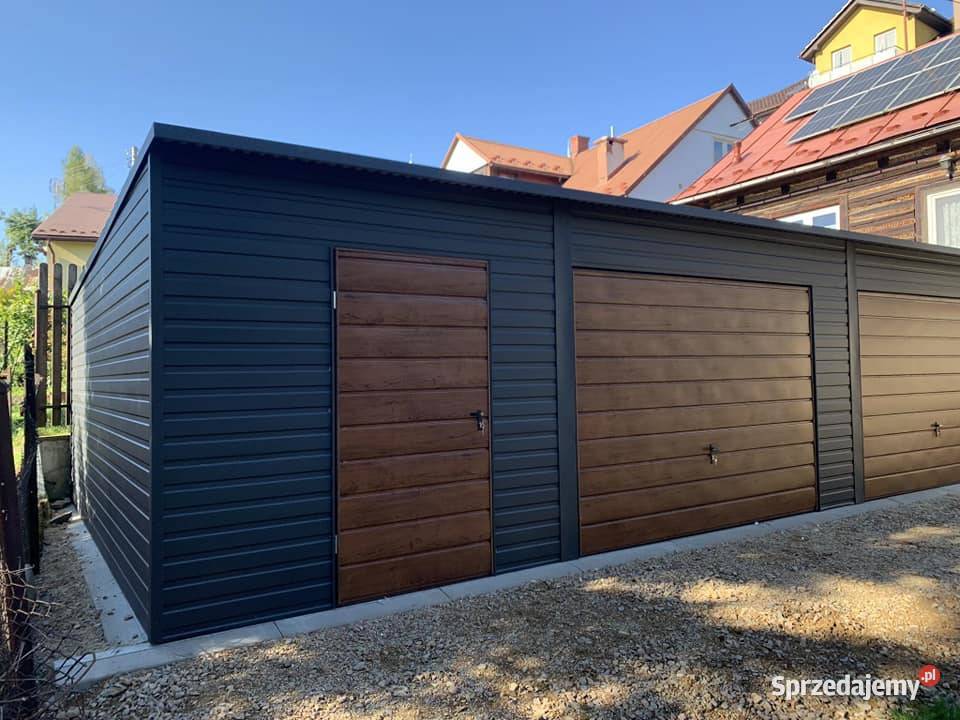 Garaże blaszane PREMIUM każdy wymiar garaży Włocławek