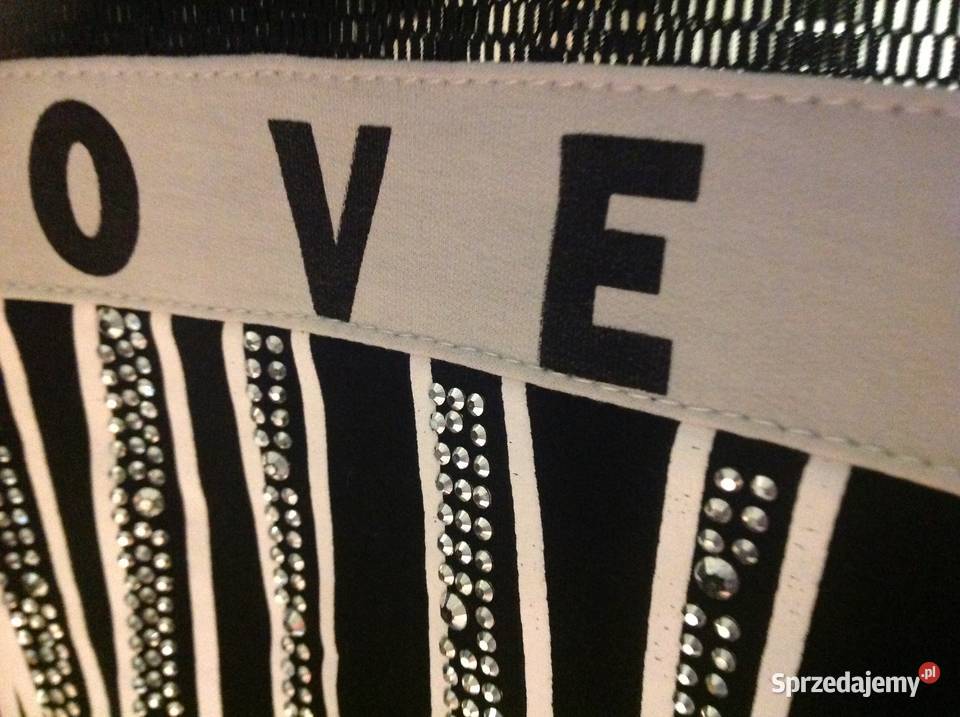 Sukienka Mini Damska M siateczka Czarna Nowa Sól