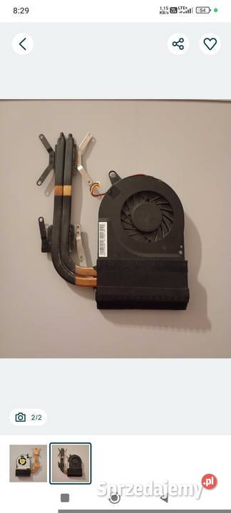 Chłodzenie procesora laptopa Acer Aspire V3771G Laptopy i netbooki opolskie Nysa