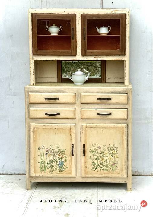 Kredens vintage art deco rustykalny shabby chic Przeworsk