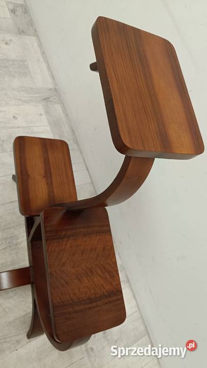 kwietnik na kwiaty art deco design drewniany Radomsko