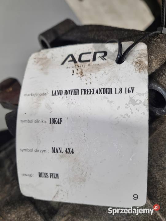 SKRZYNIA BIEGÓW Land Rover Freelander 18 16V Chełm sprzedam
