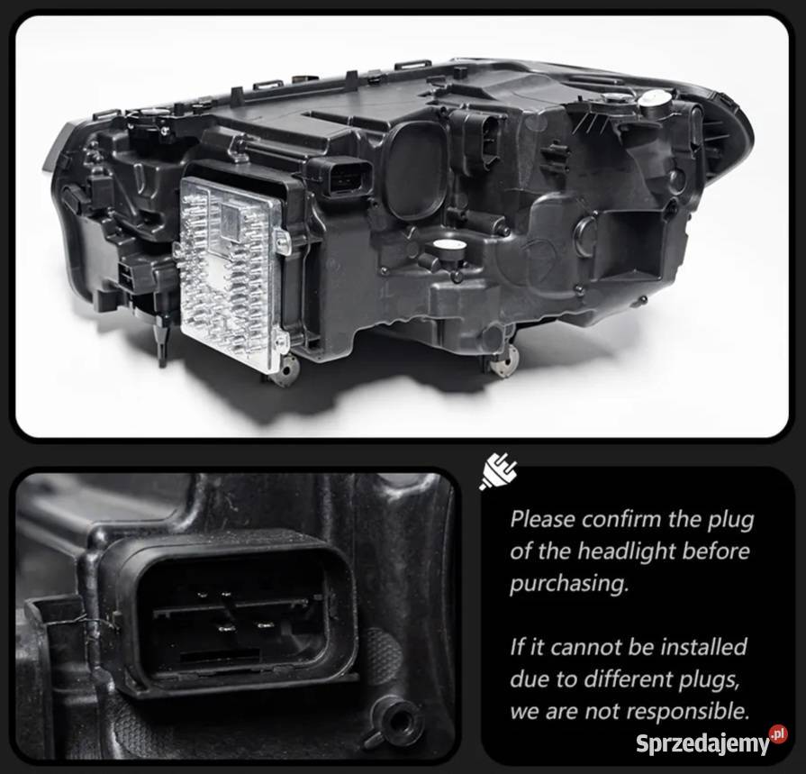 NOWE lampy przednie lampa przód BMW X3 G01 2017 Lampy przednie Bełchatów