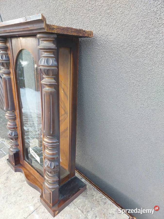 S116 Skrzynia obudowa starego zegara szafka Tczew