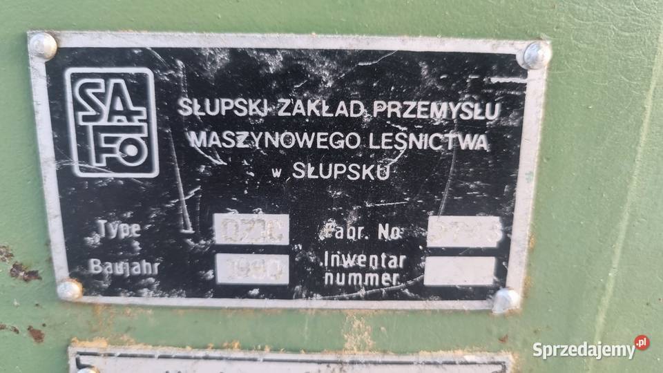 SAFO DZJC 250 Szlifierka długotaśmowa Produkcja Karsin