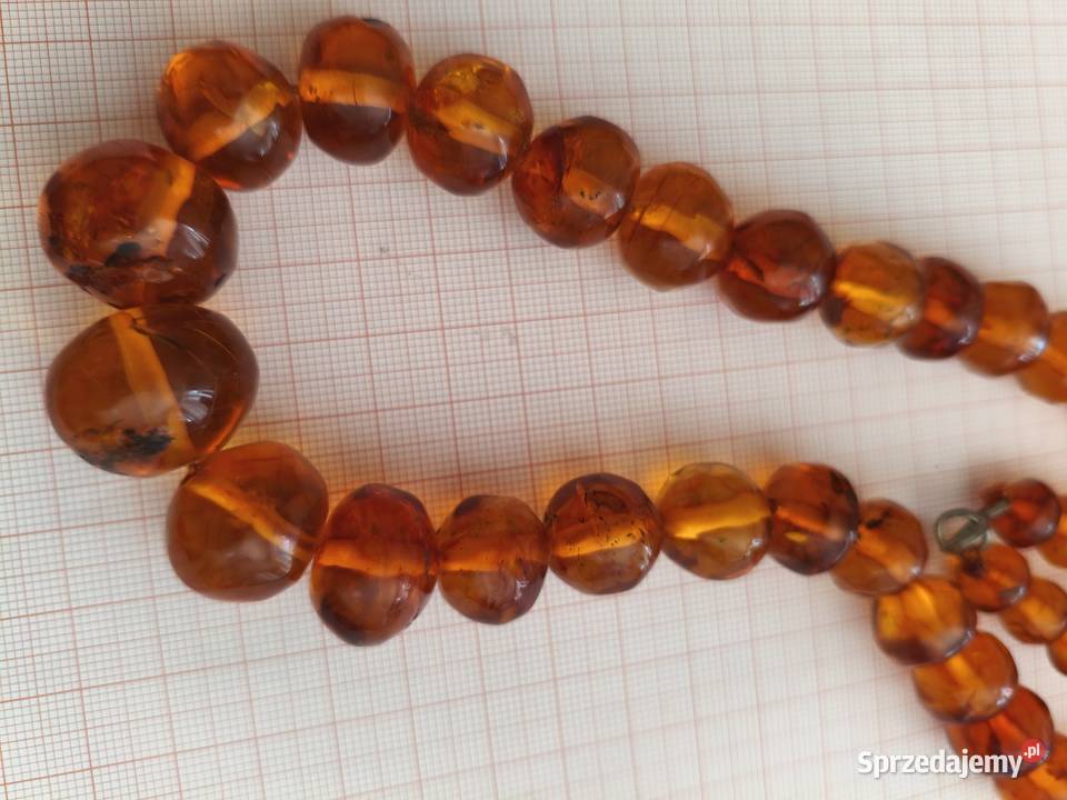 Naszyjnik Bursztyn Vintage podlaskie Białystok sprzedam