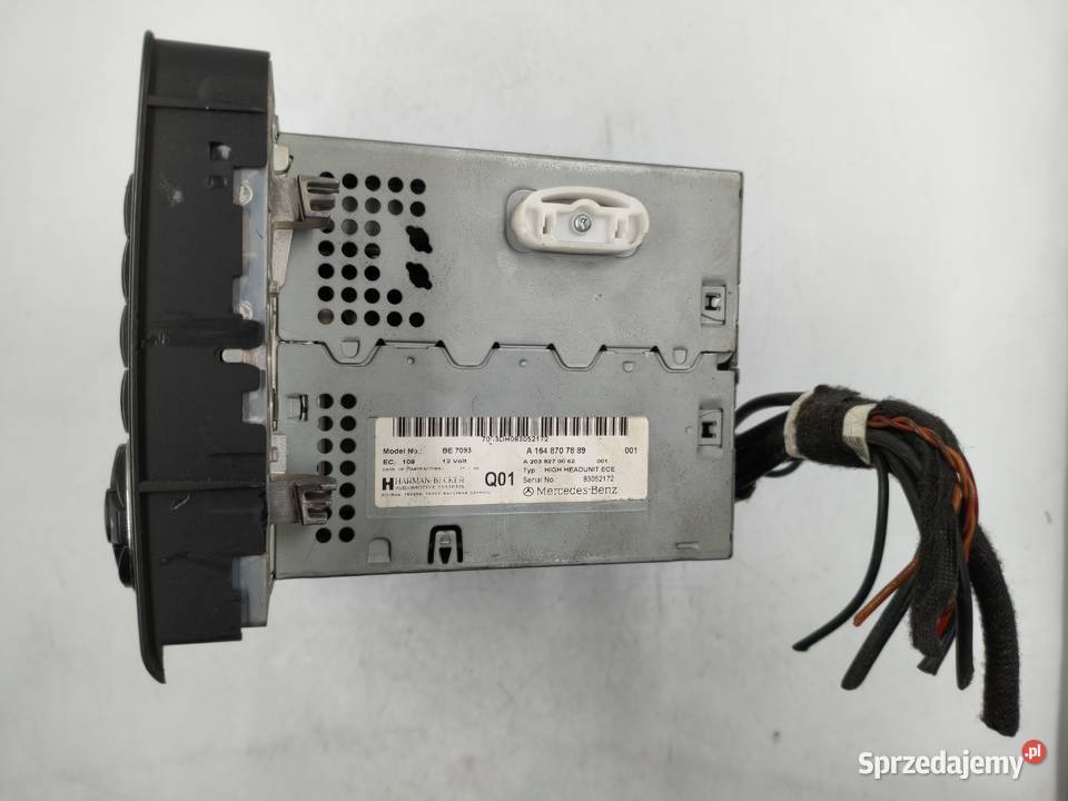 Nawigacja Radio Wyświetlacz Mercedes ML W164