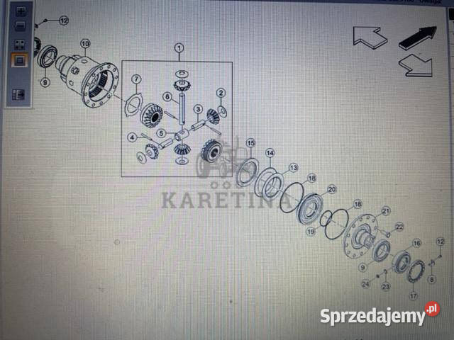 Carraro 2555s części Jastrzębniki