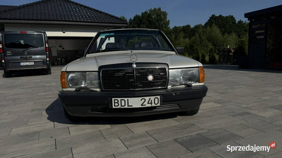 Mercedes W201 20benz Kabriolet skóry podgrzewane