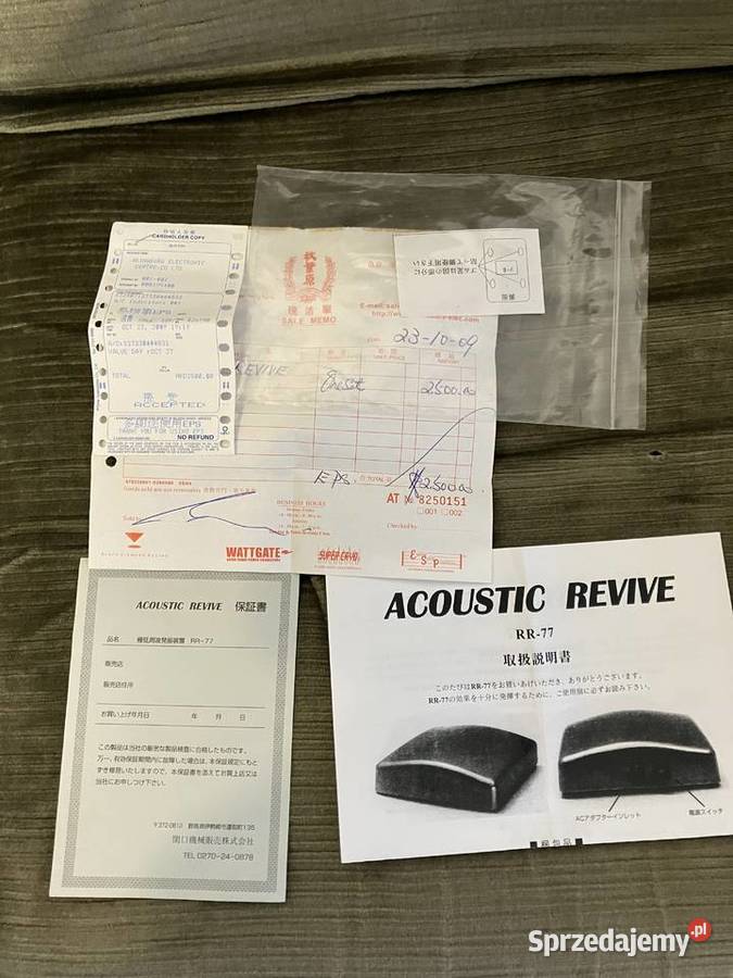 Acoustic Revive RR 77 Pozostałe Lublin