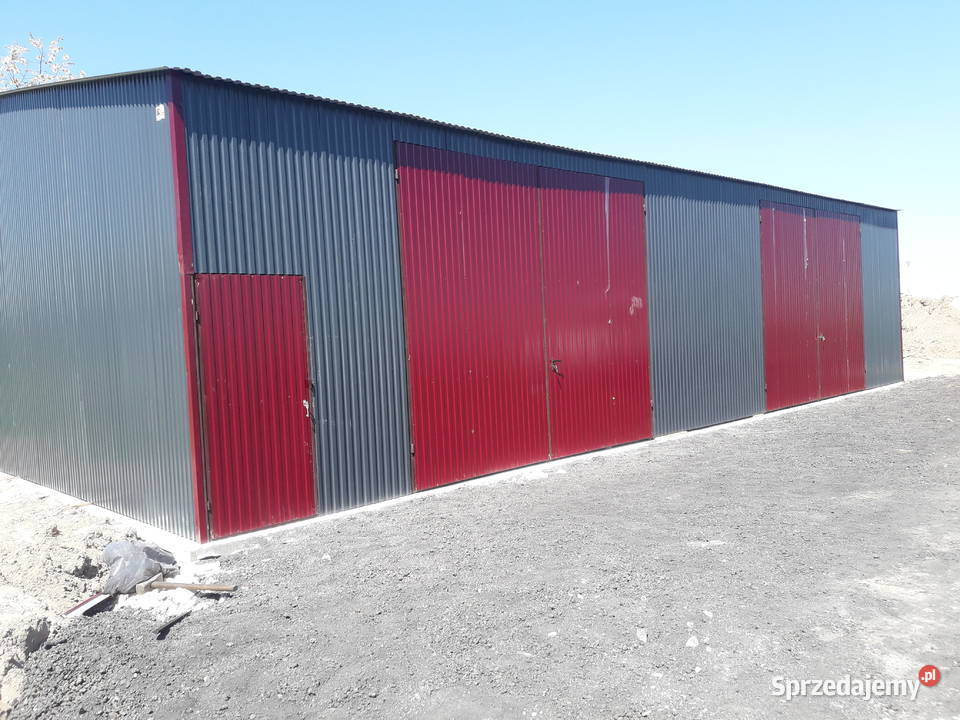 Garaż Blaszany 13x10m Hala Magazynowa Schowek Łaszczów