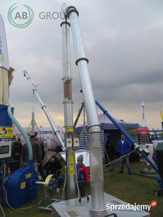 Sobmetal Przenośnik Ślimakowy Pionowy PSP 5m Zboża Rzędziany