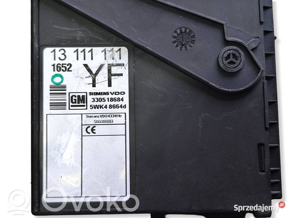 Opel Meriva A 16 ZESTAW STARTOWY KOMPUTER sprzedam