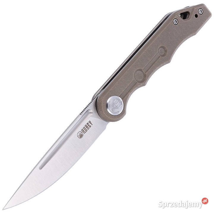 Nóż składany Kubey Mizo Tan G10 Satin 14C28N by Akcesoria, narzędzia i noże mazowieckie Warszawa sprzedam