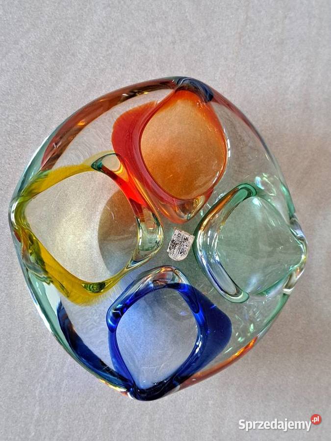 Popielniczka Huta Szkła Chribska lata 60te proj Radom