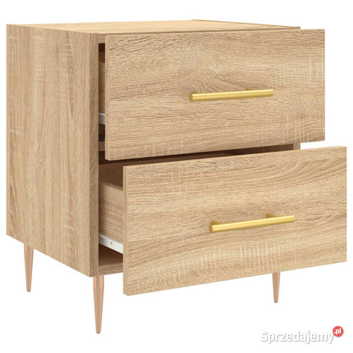 Szafka nocna dąb sonoma 40x35x475 materiał Nocne Warszawa