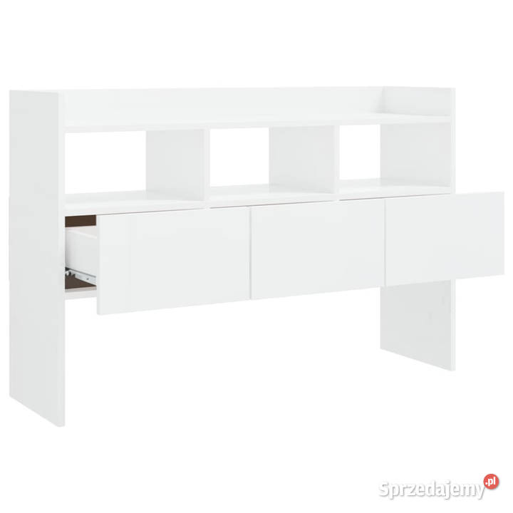 Szafka biała z połyskiem 105x30x70 materiał Warszawa