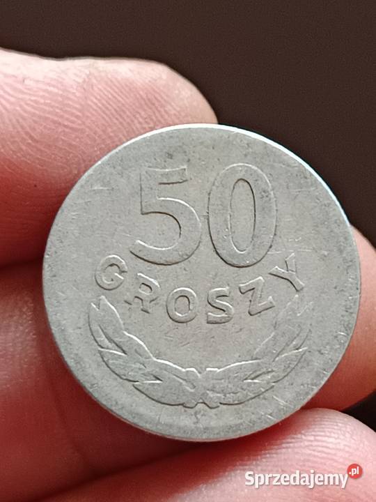 Sprzedam monete lekka skretka 50 groszy 1957 lubelskie Chełm