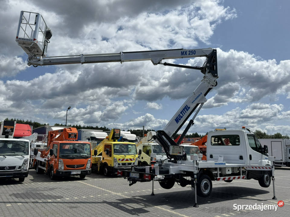 Iveco Daily 35S14 Koszowy Zwyżka Mx210 UDT Mx diesel świętokrzyskie Widełki