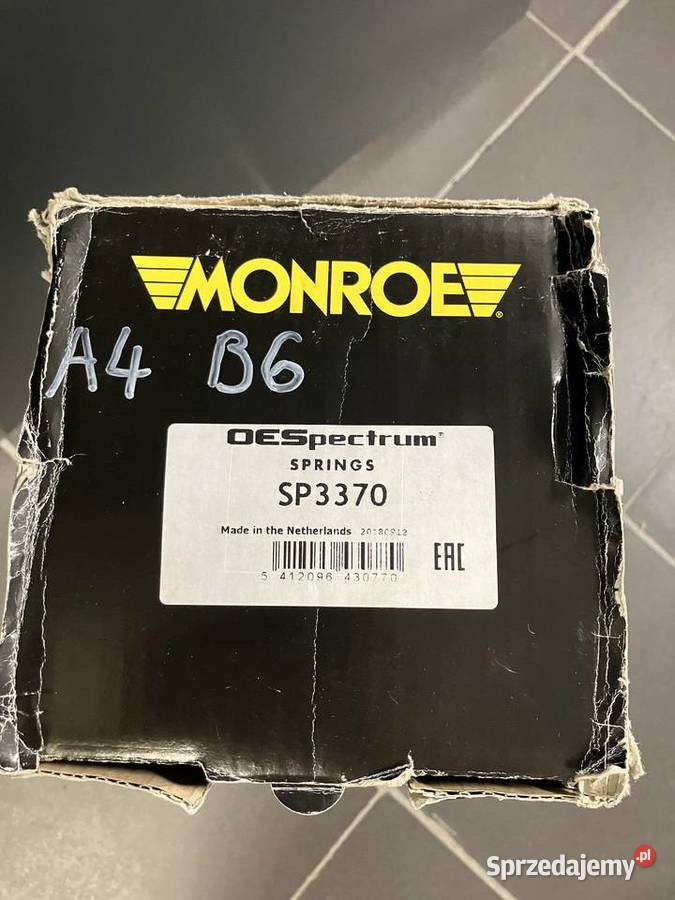 Sprężyna zawieszenia SE3370SP3370 Audi A4 Seat Warszawa