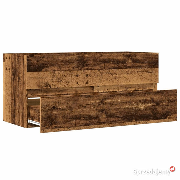 Szafka pod umywalkę stare drewno 100x385x45 mazowieckie Warszawa