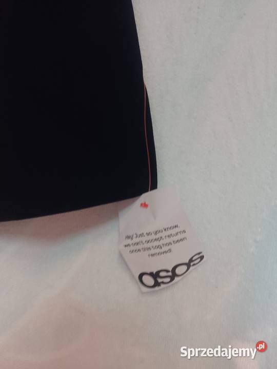 4042 ASOS Design Czarna ołówkowa kamizelka sprzedam