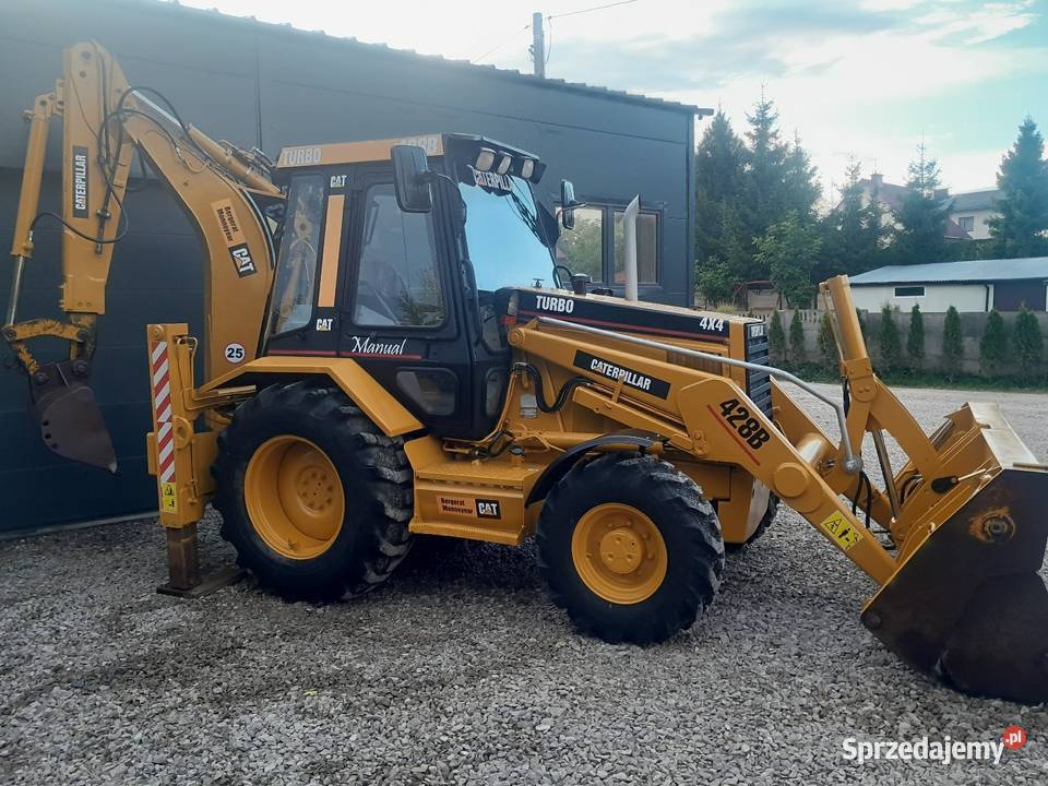 Koparkoładowarka caterpillar 428B Skorzeszyce sprzedam
