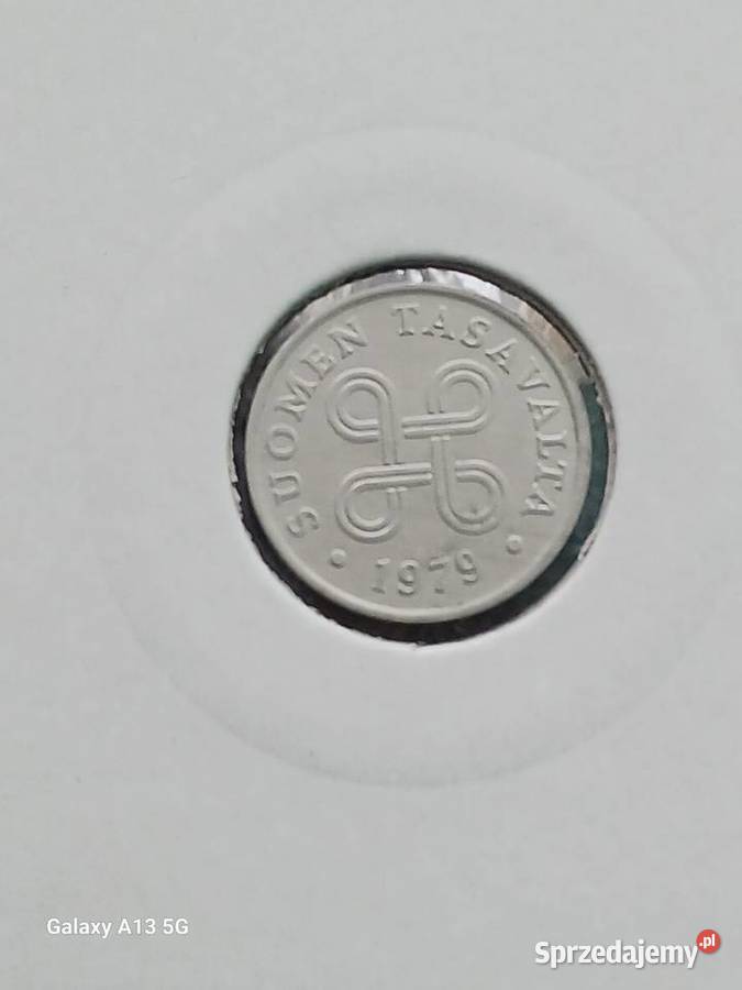 1 Penni Finlandia 1979 UNC Kolekcje Konin