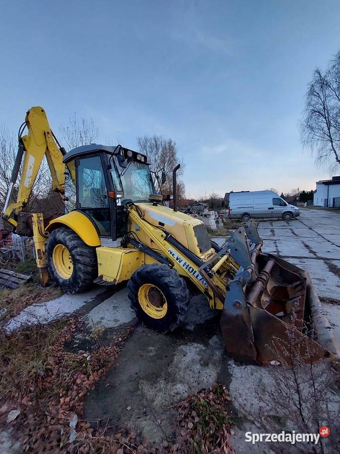 Koparko ladowarka holland 2008 4x4 cat jcb 3cx podkarpackie Rzeszów sprzedam