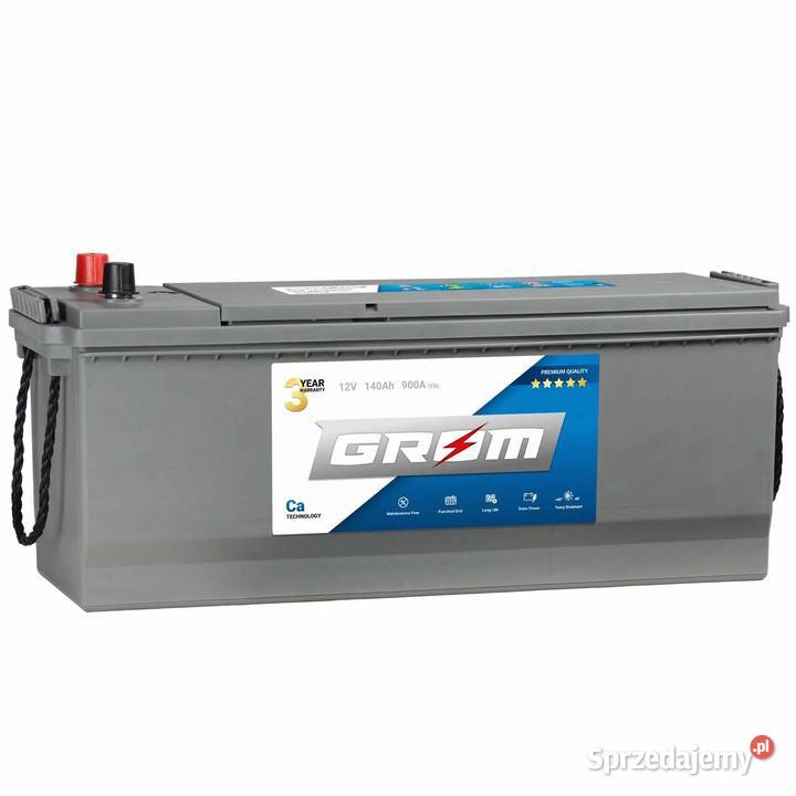Akumulator 140Ah 850A Grom Premium lubelskie