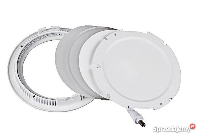 PANEL LED 18W LAMPA OPRAWA SUFITOWA PODTYNKOWY biały Wyposażenie wnętrz Przasnysz