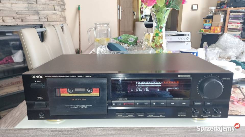 Magnetofon Denon DRM740 3Head Dolby B C MPX Warta