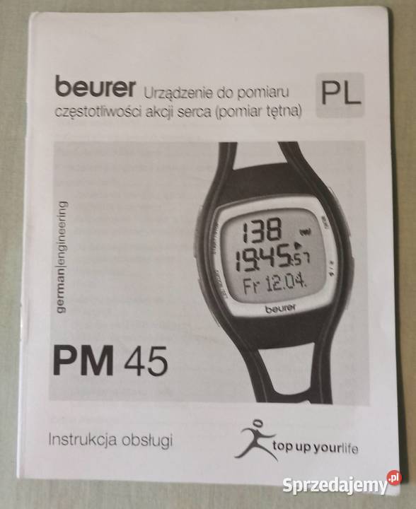 Zegarek sportowy z pulsometrem Beurer PM 45 Gliwice