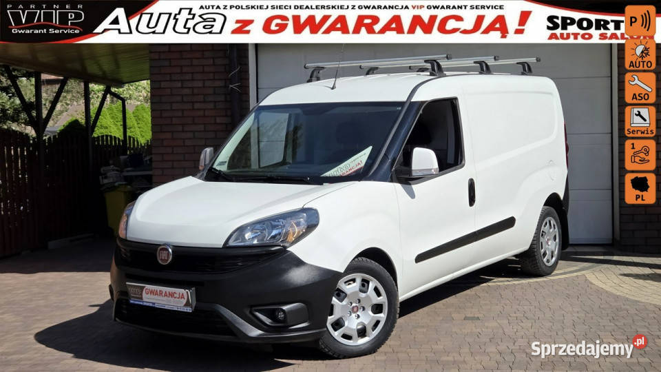 Fiat Doblo MAXI L2 16 MJ 105 Salon I WŁ grzane wielofunkcyjna kierownica Aleksandrów Łódzki