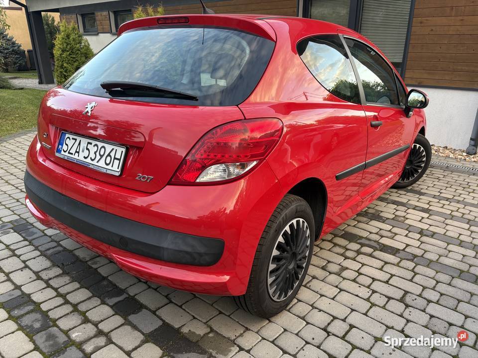 Peugeot 207 2009 98 Super stsn Rok produkcji 2009 Zawiercie