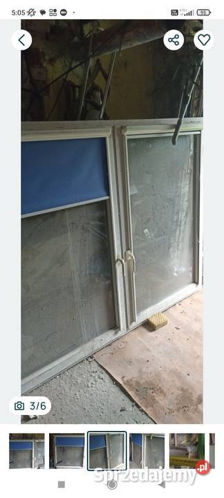 Duże okno 234152 z żaluzjami śląskie Dąbrowa Górnicza sprzedam
