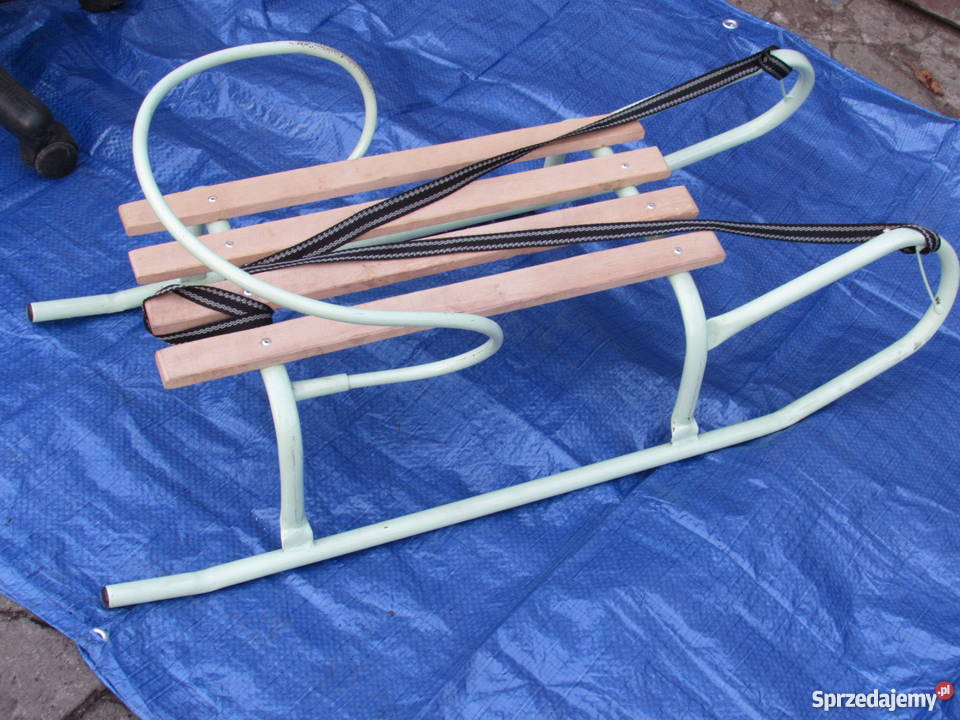 Sanki z oparciem najmłodszych metalowe stan małopolskie Kraków