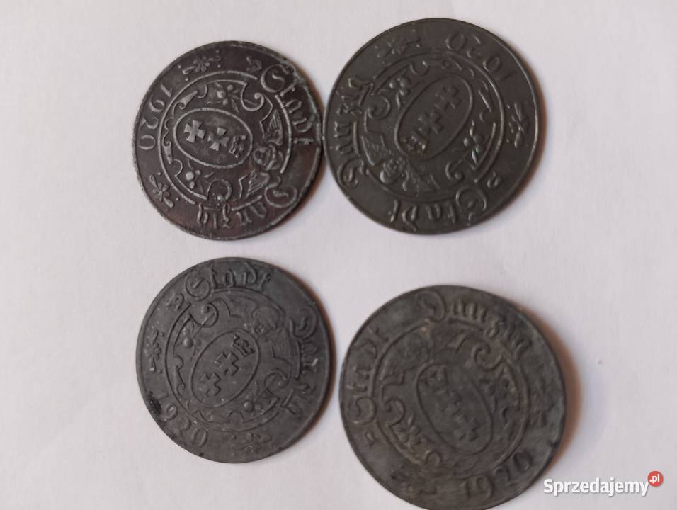 Wolne Miasto Gdańsk Danzig 10 fenigów 1920 mała