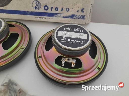 Nowe Głośniki z epoki ORASONIC TS1611 16 Polonez Koszalin